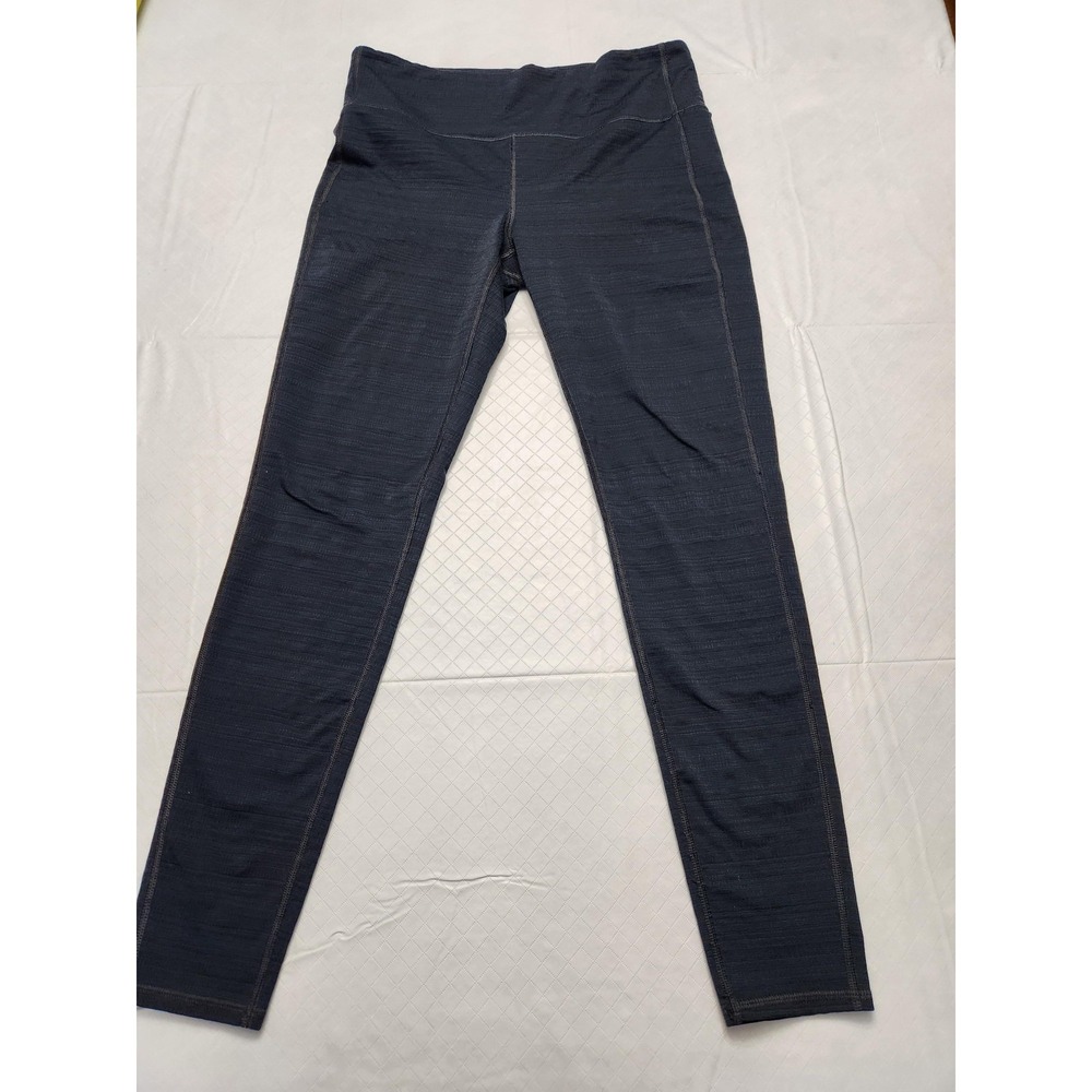 Athleta Leggings Womens Large Green High Rise Stretch Activewear Yoga Pants Gym